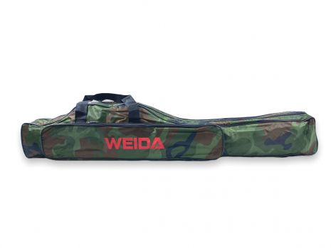 Чохол для вудочек Weida100-2M, дві секції, м'який, один додатковий карман, розмір: 100*25*20 см, камуфляж