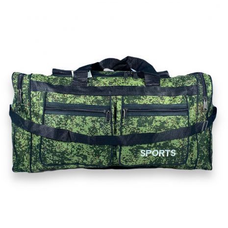 Дорожня сумка велика Sport одно відділення фронтальні кишені розмір: 67*35*28 см піксель