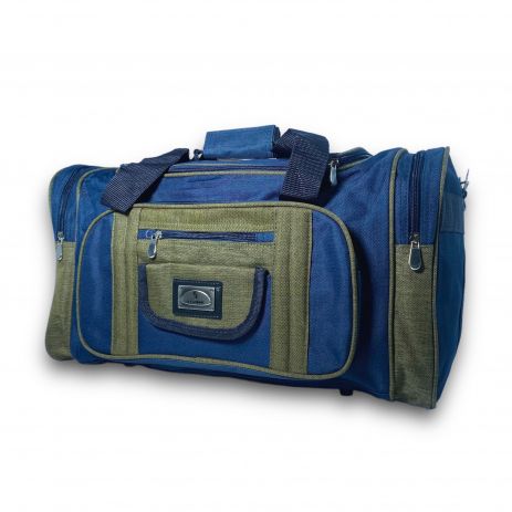 Дорожная сумка FENJIN одно отделение боковые карманы фронтальные карманы размер: 50*30*25 см сине-зеленая