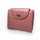 Жіночий гаманець шкіряний Cardinal 2 відділу для купюр 13 осередків для карт розмір: 12*10*3 см рожевий