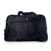 Дорожня сумка SYBW одне відділення дві фронтальні кишені наплічний ремінь розмір: 55*35*20 см чорна
