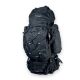 Туристичний рюкзак, одне відділення, дві фронтальні кишені, дощовик, розмір: 80*35*25 см, чорний