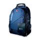 Городской рюкзак с чехлом от дождя 30 л, три отделения, USB разъем, размер: 50*30*20 см, синий