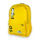 Городской рюкзак 20 л, молодежный, 2 отделения, внутренний карман, боковые карманы, размер: 45*30*17 см, желтый