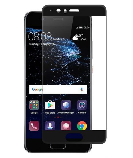 Захисне скло Full screen PowerPlant для Huawei P10 Black