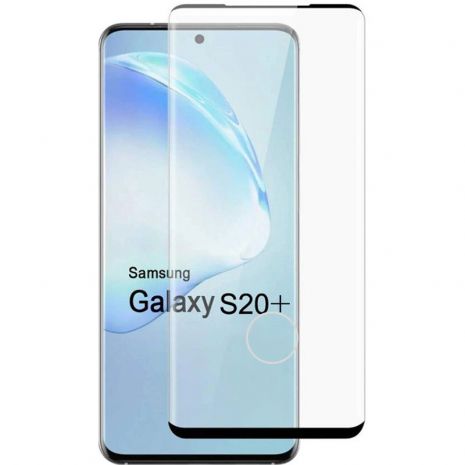 Защитное стекло 3D PowerPlant для Samsung Galaxy S20 Plus, Black