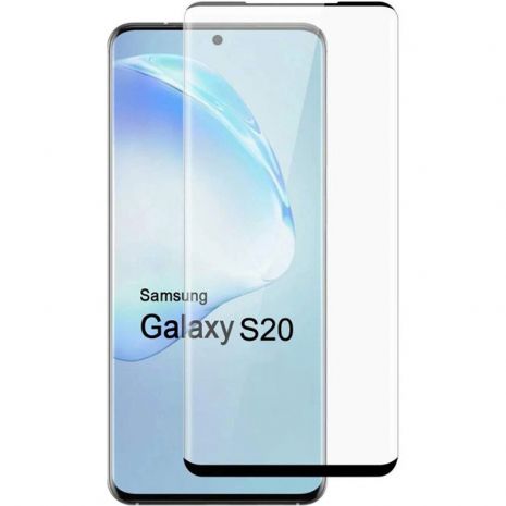 Защитное стекло 3D PowerPlant для Samsung Galaxy S20, Black
