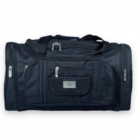 Дорожня сумка Kaiman одно відділення два бокових кармани три фронтальні кармани розмір: 50*30*25см чорна
