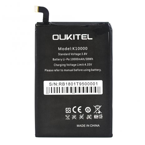 Акумулятори для Oukitel K10000 [Original PRC] 12 міс. гарантії