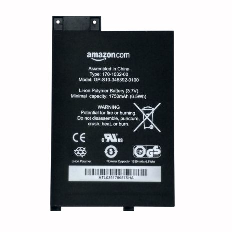 Аккумулятор для Amazon Kindle 3 (GP-S10-346392-0100) S11GTSF01A [Original PRC] 12 мес. гарантии