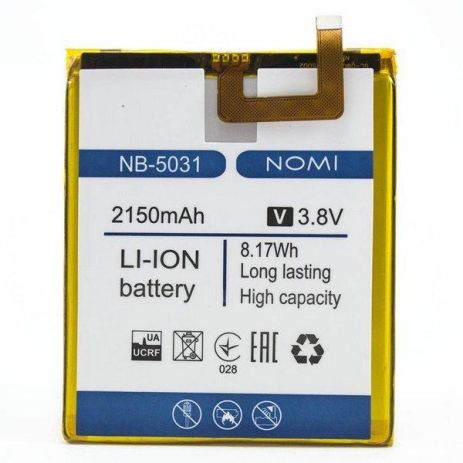 Акумулятор для Nomi i5031 NB-5031 [Original PRC] 12 міс. гарантії