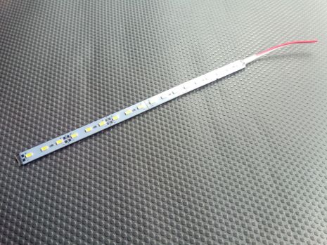Стрічка світлодіодна алюміній 12V 25см (57 х 30) біла