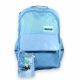 Рюкзак міський Juxianzi 25 л два відділення, фронтальний карман, бічні кишені, розмір 45*33*15 см, блакитний