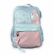 Рюкзак міський Juxianzi 20 л, два відділення, фронтальна кишеня, бічні кишені, розмір 43*28*17 см, сіро-рожевий