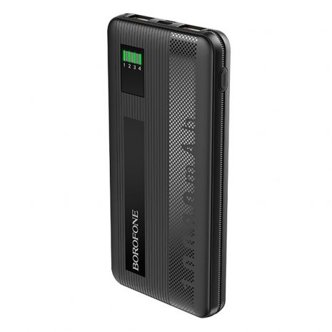 Повербанк Borofone BT32 (10000 mAh / Out: 2USB 5V/2A / In: Lightning, Type-C, micro-USB 5V/2A) с LED