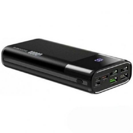 Повербанк Borofone DBT01 (40000mAh / Out: 4xUSB-A 18W QC3.0, Type-C 18W PD / In: Lightning, micro-USB, Type-C