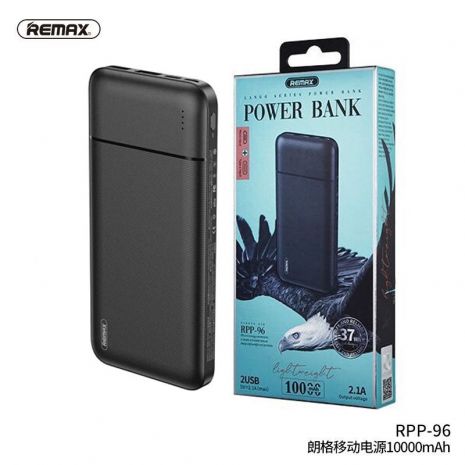 Повербанк Remax RPP-96 Lango series (10000 mAh / Out: 2USB 5V/2A / In: Type-C, micro-USB 5V/2A ) с LED