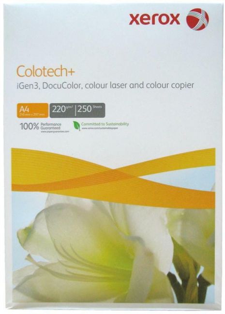 Бумага Xerox Colotech+ 220 г/м2, A4, 250 л (003R97971)