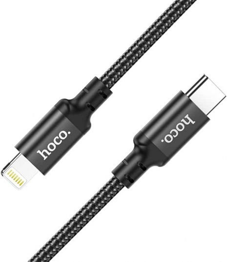 USB Hoco X14 Double Speed ​​PD 20W Type-C до Lightning 1m Чорний