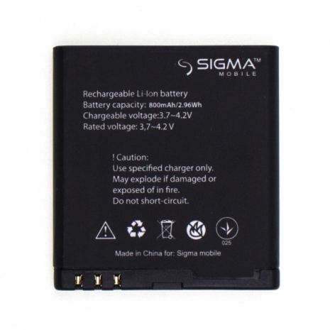 Аккумулятор для Sigma Comfort 50 Menol / Comfort 50 Shell [Original PRC] 12 мес. гарантии