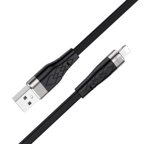 USB Hoco X53 Angel Lightning 1m Black