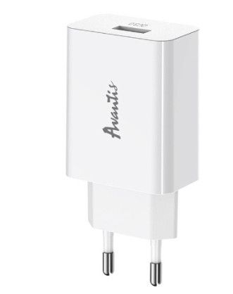 Зарядний пристрій Avantis A425 1USB QC3.0 White