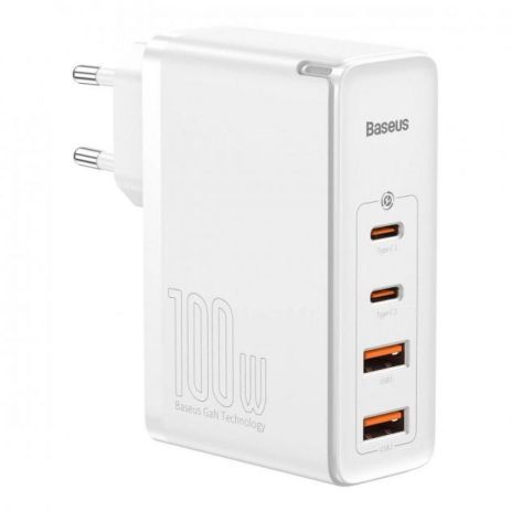 Сетевое Зарядное Устройство Baseus GaN2 Pro Quick Charger 2C+2U 100W CCGAN2P-L Белый , 02