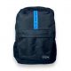 Рюкзак міський Goldbe 20 л, одно відділення, бічні кармани, фронтальний карман, розмір 43*30*14 см, чорно-синій