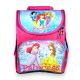 Шкільний рюкзак для дівчинки, одне відділення, бічні кишені, розмір: 33*28*15 см, рожевий із принцесами.