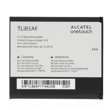 Аккумулятор для Alcatel OT997d (TLiB5AF) [Original PRC] 12 мес. гарантии