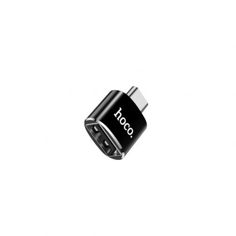УДАЛИТЬ ДУБЛЬ Адаптер переходник Hoco UA5 Type-C to USB 2.0 (F) черный