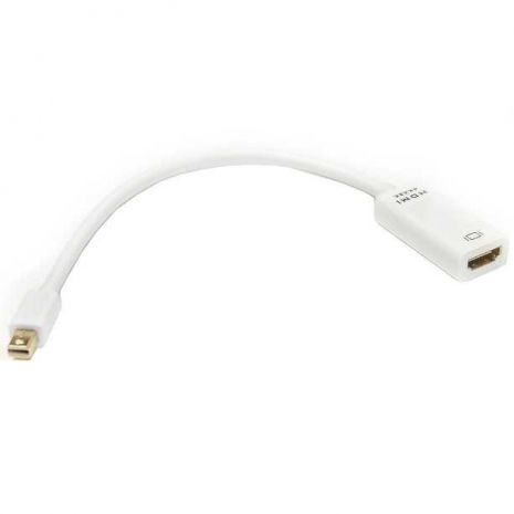 Кабель-перехідник PowerPlant HDMI - mini DisplayPort, 0.15м, 1.4V