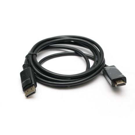 Видео кабель PowerPlant DisplayPort - HDMI, 1.8м, позолоченные коннекторы, 1.3V