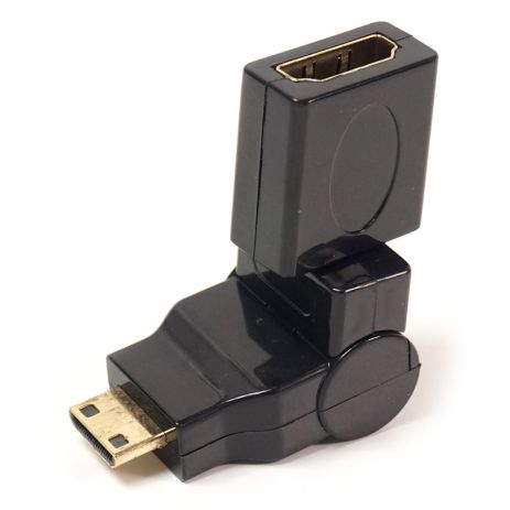 Перехідник PowerPlant HDMI AF – micro HDMI AM, 360 градусів