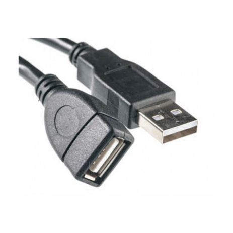 Кабель PowerPlant USB 2.0 AF-AM, 3м, One ferrite