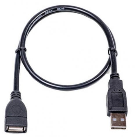 Кабель PowerPlant USB 2.0 AF-AM, 0.5м