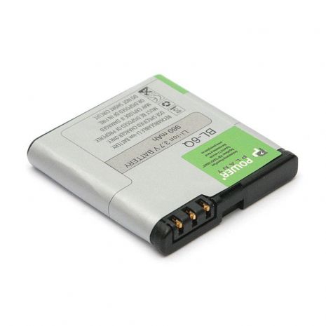 Аккумулятор PowerPlant Nokia 6700 (BL-6Q) 960 mAh