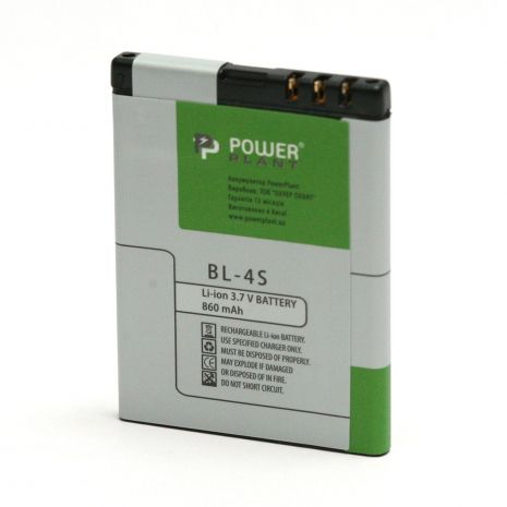 Аккумулятор PowerPlant Nokia 2680, 3600 (BL-4S) 860 mAh