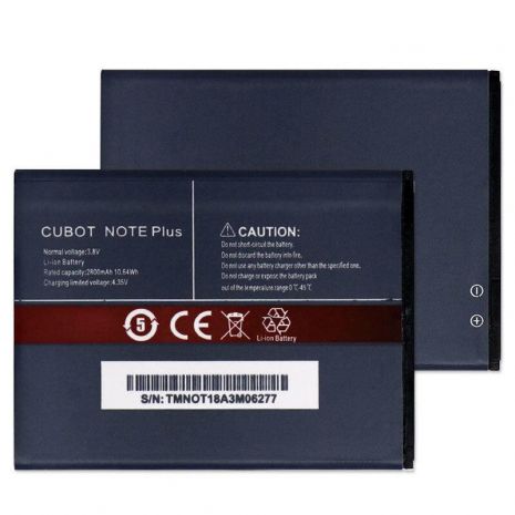 Акумулятори для Cubot Note Plus [Original PRC] 12 міс. гарантії