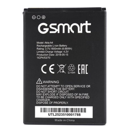 Аккумулятор для Gigabyte GSmart Akta A4 [Original] 12 мес. гарантии