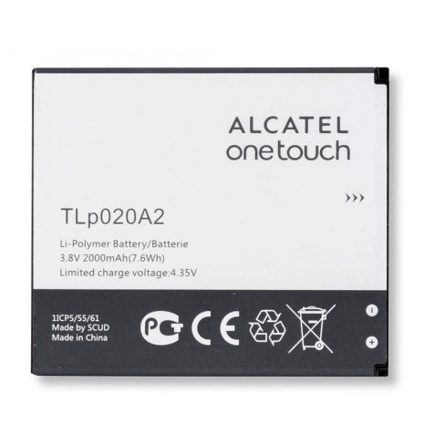 Аккумулятор для Alcatel One Touch 5050 / TLp020A2 [Original PRC] 12 мес. гарантии