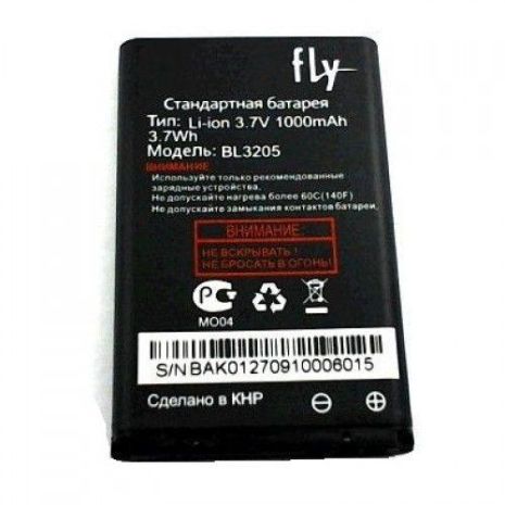 Аккумулятор для Fly BL3205, DS185 [Original PRC] 12 мес. гарантии