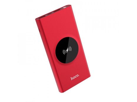 Повербанк Hoco J37 Wisdom Wireless 10000 mAh Червоний