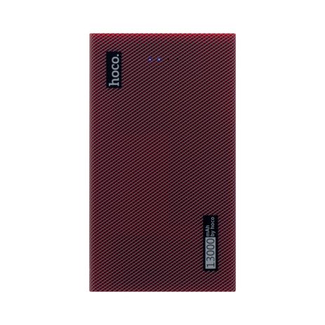 Повербанк Hoco B36 Wooden mobile 13000 mAh Red Cell Pattern