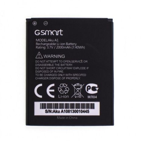 Аккумулятор для Gigabyte GSmart AKU A1 [Original PRC] 12 мес. гарантии