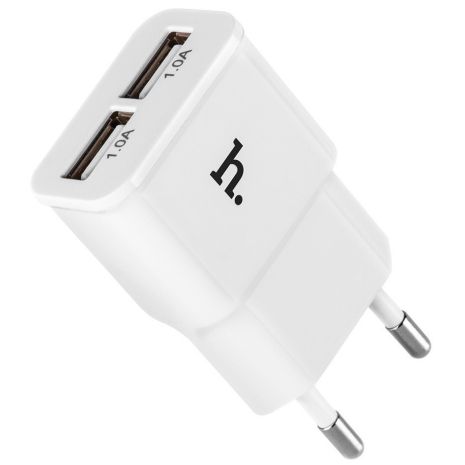 Зарядное устройство Hoco UH202 Smart 2USB White (2.1A)