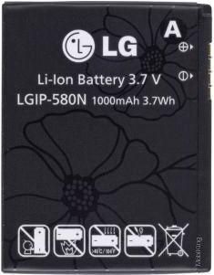 Аккумулятор для LG GT505 (LGIP-580N) [Original PRC] 12 мес. гарантии