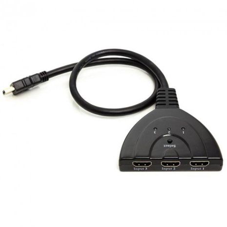 Переходник PowerPlant с переключателем HDMI - HDMI 3x1