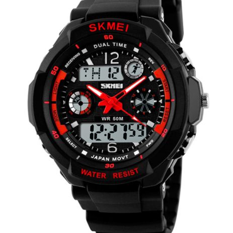 Чоловічий годинник Skmei S-Shock Red 0931R