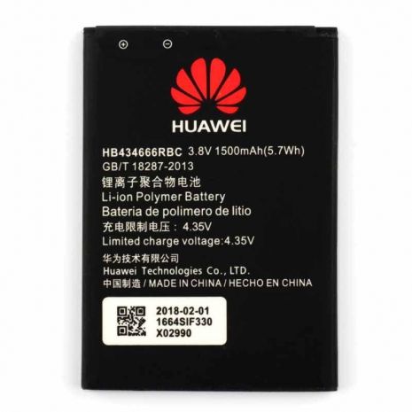 Аккумулятор для роутера Huawei R218 Wi-Fi router / HB434666RBC 1500 mAh [Original PRC] 12 мес. гарантии